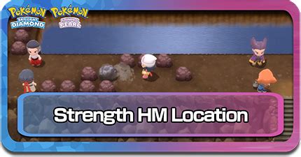 pokemon pearl strength|Strength HM Location (TM96) and Pokemon That Learn It.